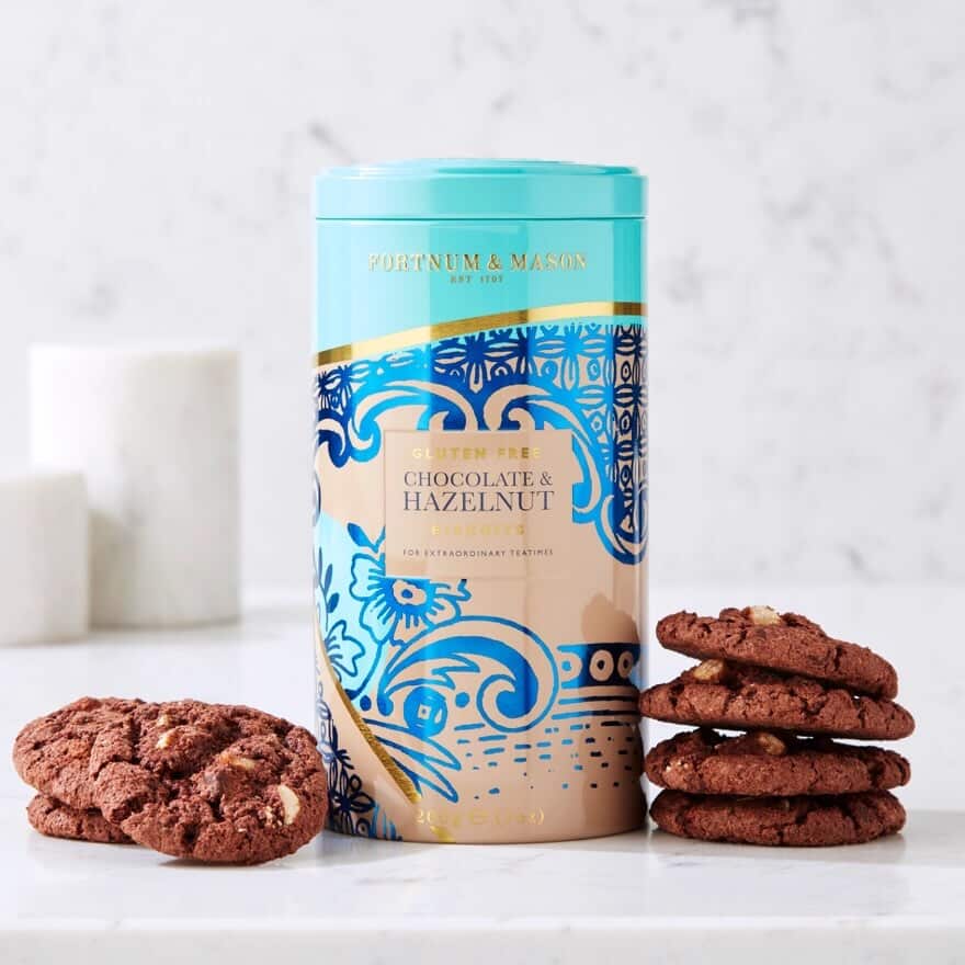 Chocolate & Hazelnut Gluten-Free Vegan Biscuits.