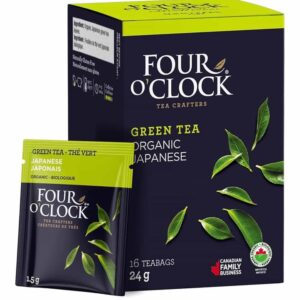 Four O'Clock Organic Japanese Sencha Matcha Green Tea
