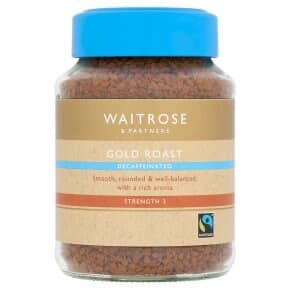 Waitrose & Partners Decaf Gold Roast Instant Coffee