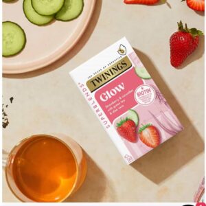 Twinings Superblends Glow (Strawberry & Cucumber with Green Tea & Aloe Vera)