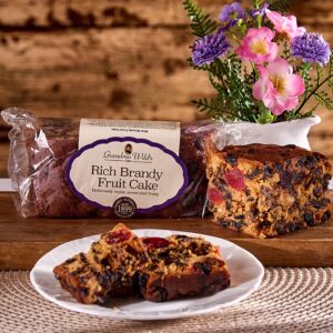 Rich brandy cake