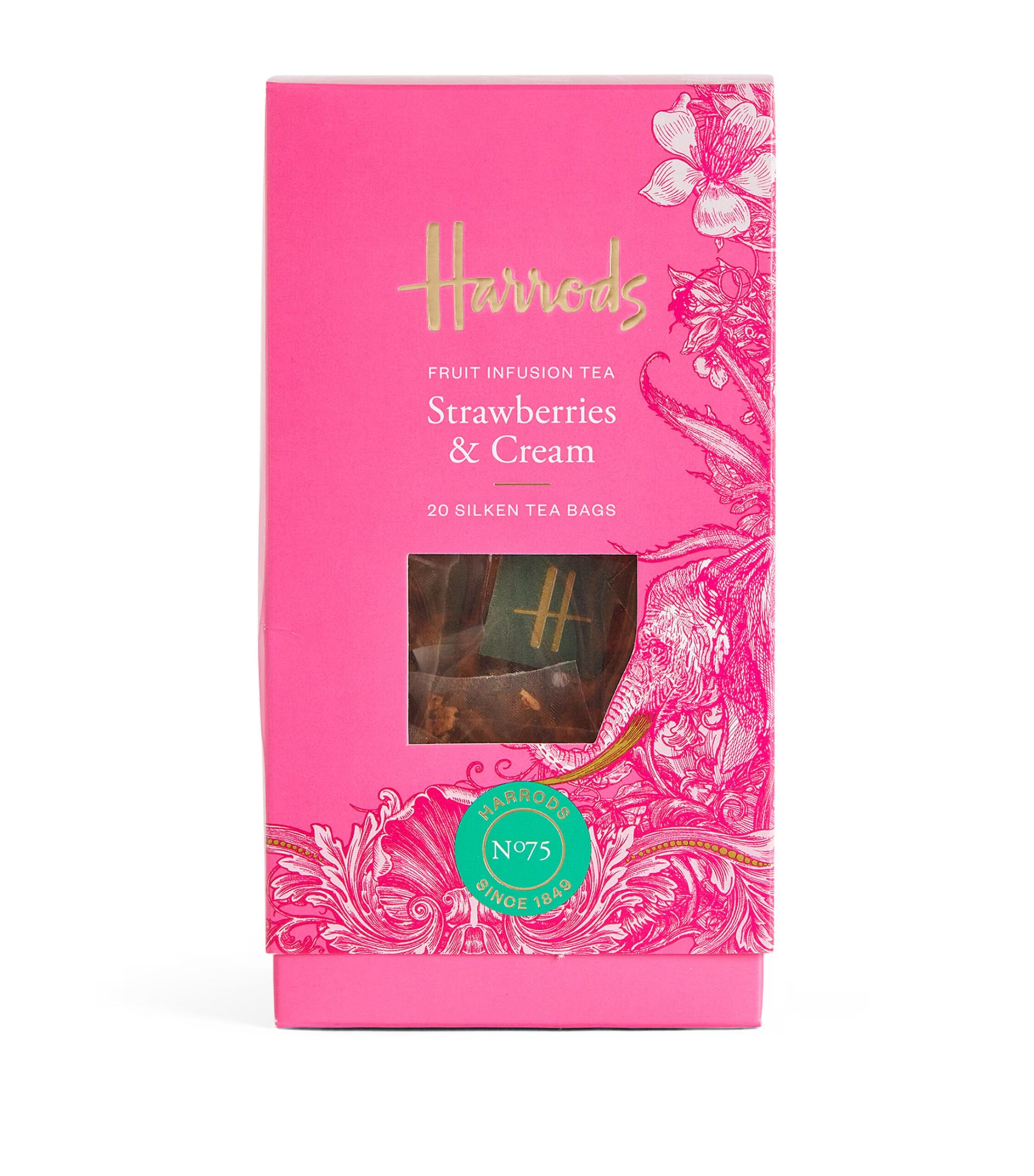 Harrods No. 75 Strawberries & Cream Tea (20 Tea Bags)