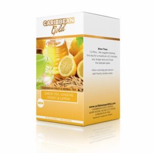 Carribean Gold -Green tea, ginseng, honey & lemon