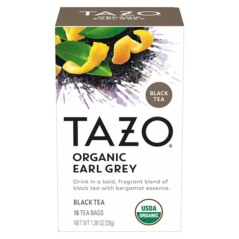 ORGANIC EARL GREY BLACK TEA 16 TEA BAGS