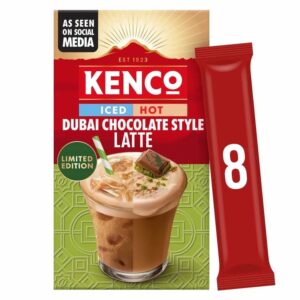Kenco Limited Edition Iced Hot Dubai Chocolate Style Latte