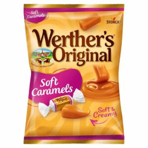 These premium confections are sweet, melt-in-your-mouth soft caramels made by the confectionery brand Storck. Crafted using high-quality ingredients like real butter and fresh cream, they feature a uniquely silky, soft, and creamy texture that dissolves smoothly. Each piece comes individually wrapped, making them ideal for everyday portion control, sharing, or holiday candy dishes