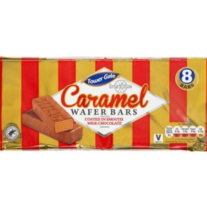 Tower Gate Caramel Wafer Bars 8 Pack