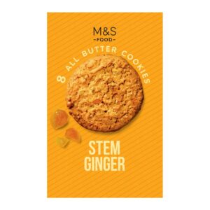 M&S 8 All Butter Stem Ginger Cookies