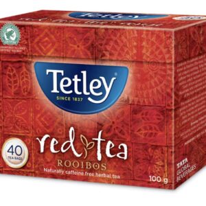 Tetley Rooibos Red Tea - 40 Rooibos Tea Bags