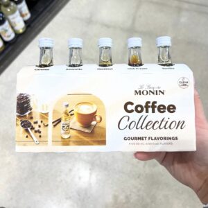 Monin Coffee syrup selection- 5 bottles