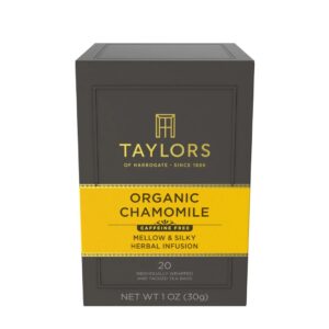 Taylors of Harrogate Organic Chamomile Tea Herbal Tea, 20 Count