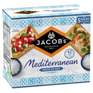 Jacob's Mediterranean Pinch of Salt Crackers Multipack