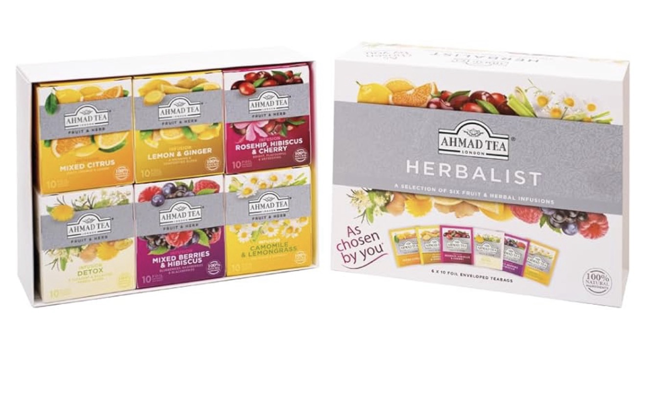 Ahmad Tea Herbal Tea, Herbalist Variety Gift Box