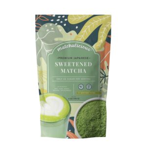 Matchalicious Sweetened Matcha ( organic Sugar )