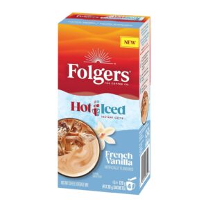 Hot or cold iced latte