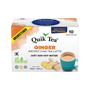 Quik Tea Ginger Instant Chai Tea - 10 bags