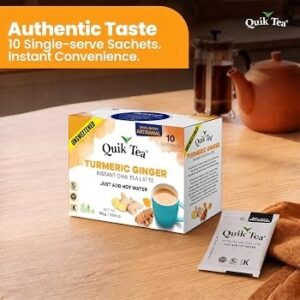 Quik Tea Tumeric Ginger Instant Tea chai latte