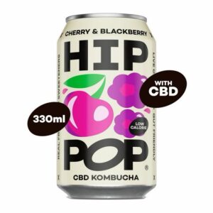 Hip pop kombucha with 15mg cbd