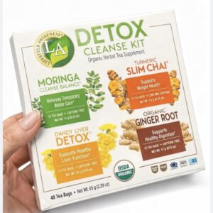 LA Detox Cleanse Kit with 40 organic herbal tea bags