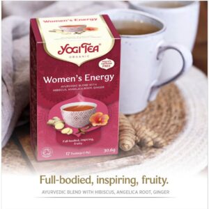 Yogi Tea, Women's Energy, Organic Herbal Tea, Naturally Caffeine Free - 20 bags