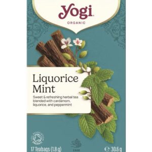 Yogi Tea, Liquorice Mint, Organic Spice and Herbal Tea, Caffeine Free - 17 bags