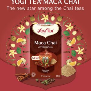 Yogi Tea, Maca Chai, Organic Herbal Tea