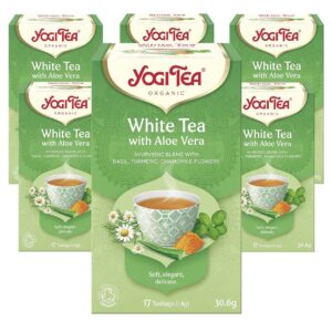 Yogi Tea, White Tea with Aloe Vera, Organic Herbal Tea - 17 bags