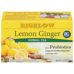 Bigelow lemon and ginger tea