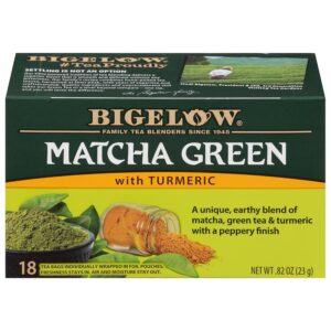 Bigelow Matcha Green with Tumeric tea