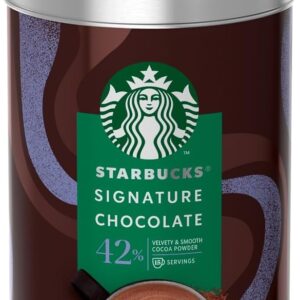 Starbucks Signature Chocolate Hot Chocolate 42 Percent Cocoa Powder, Brown, 330 g