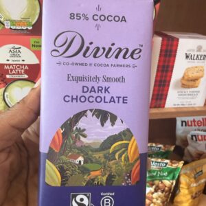 Divine 80% dark chocolate
