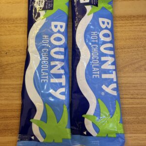 Celebrations Bounty hot chocolate sachets