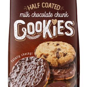 London half coated chocolate cookies