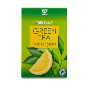 Diplomat Green tea lemon - 40 bags