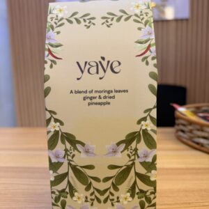 Yaye tea - blend of Moringa leaves , ginger , pineapple - 20 bags