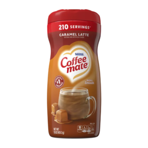 Coffee mate in caramel latte flavour